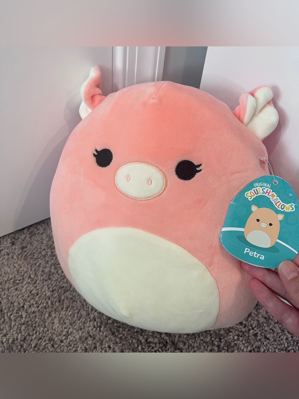 NWT Squishmallows 10” Petra the Pink Pig Plush Kellytoy S10 #375